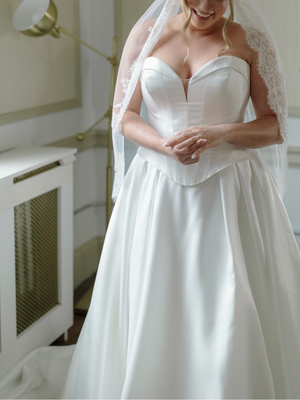 White Bridal Gown Garment Storage Cover